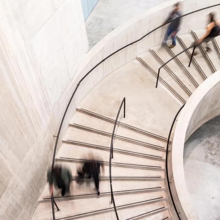 Blurred stairs
