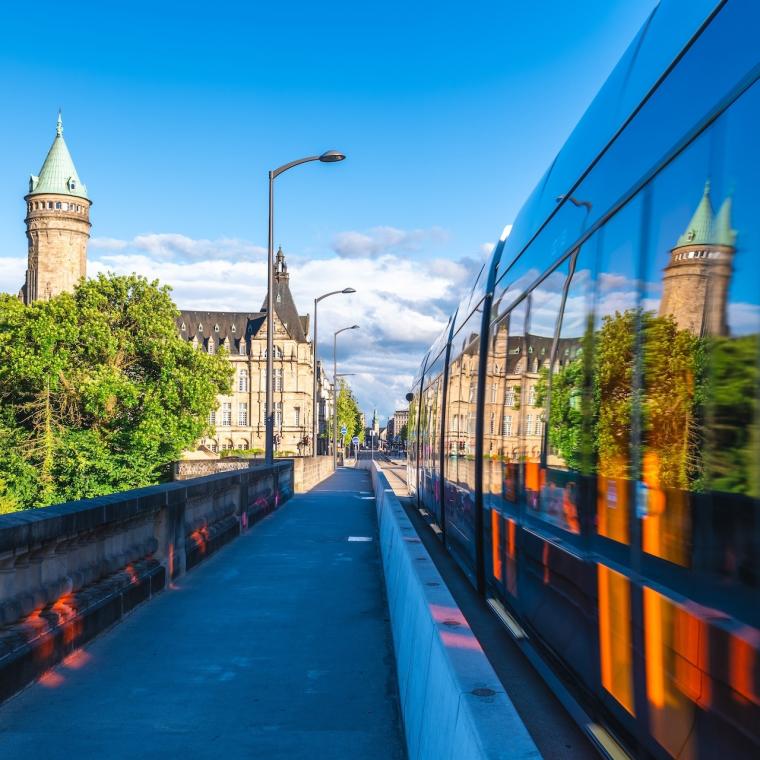 Clock tower and Adolphe bridge are the landmarks of Luxembourg located in Luxembourg city 