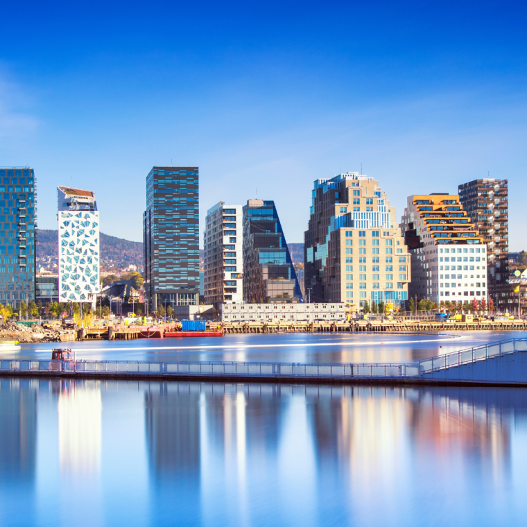 Bjørvika Barcode in Oslo Norway