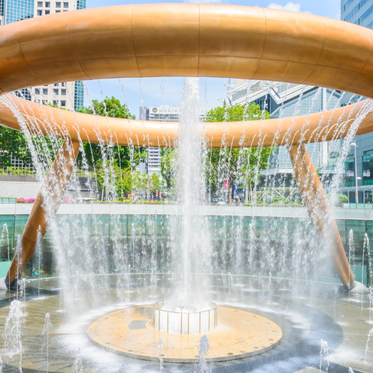 Fountain of wealth at singapore