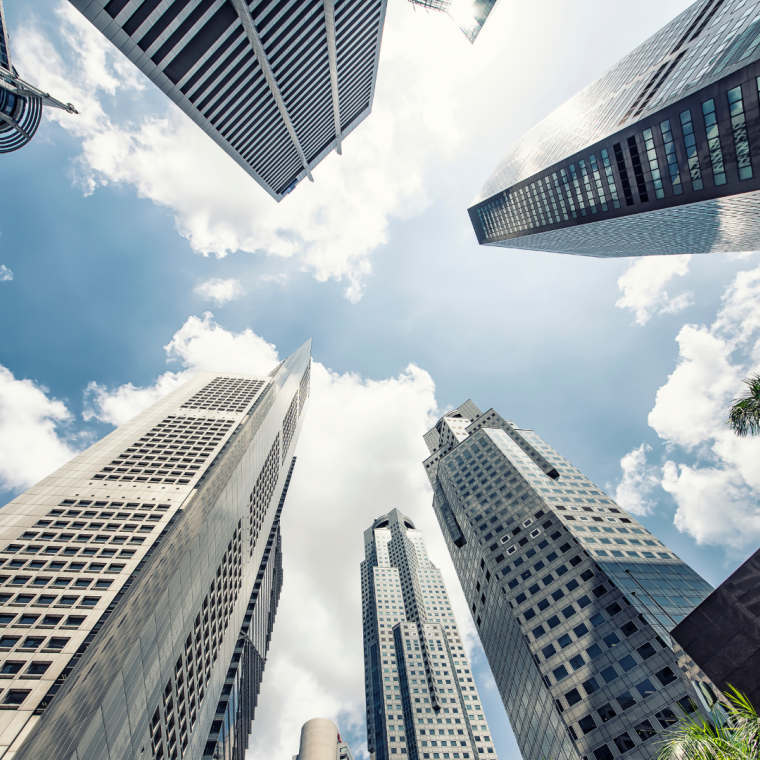 Raffles Place, business district in Singapore