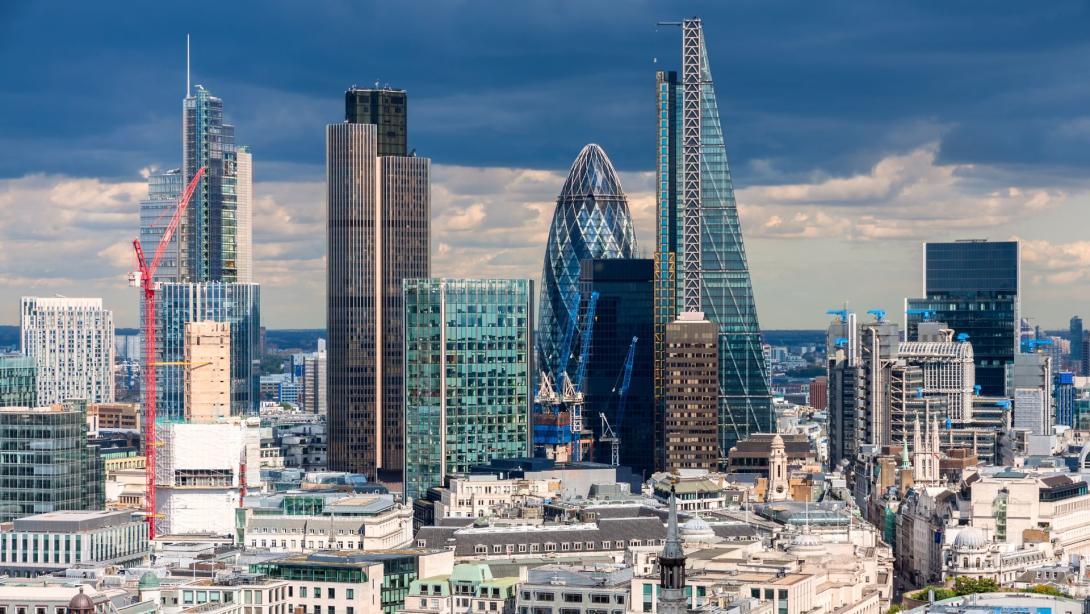 The City of London in the afternoon