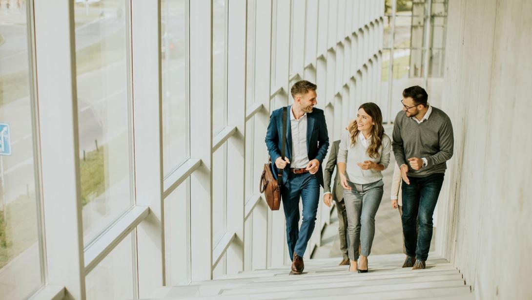 corporate team discussing innovative fund admin model redesign