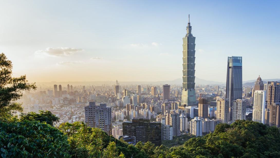 A cityscape of Taipei, Taiwan