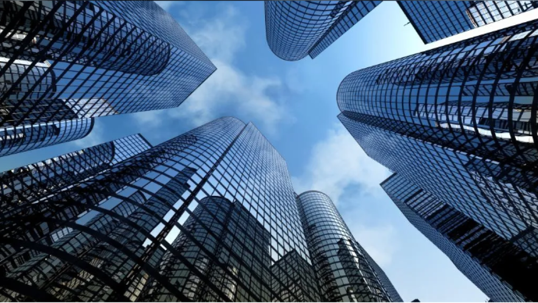 News Building bottom view