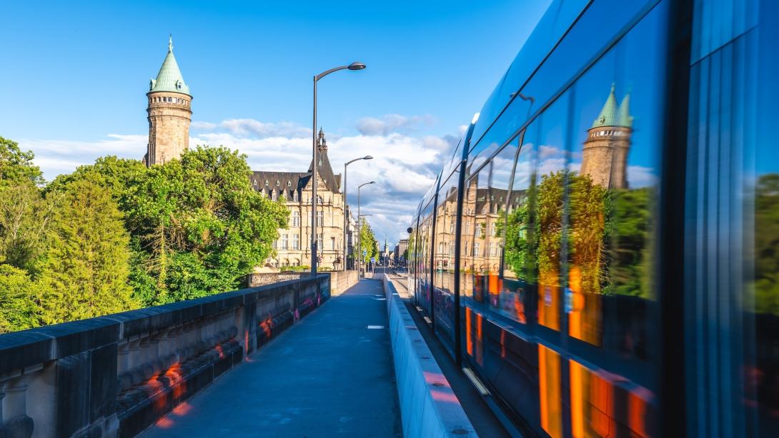 Clock tower and Adolphe bridge are the landmarks of Luxembourg located in Luxembourg city 