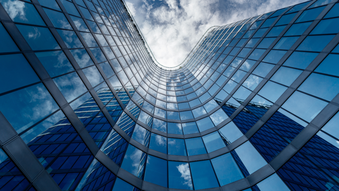 Modern high rising skyscraper