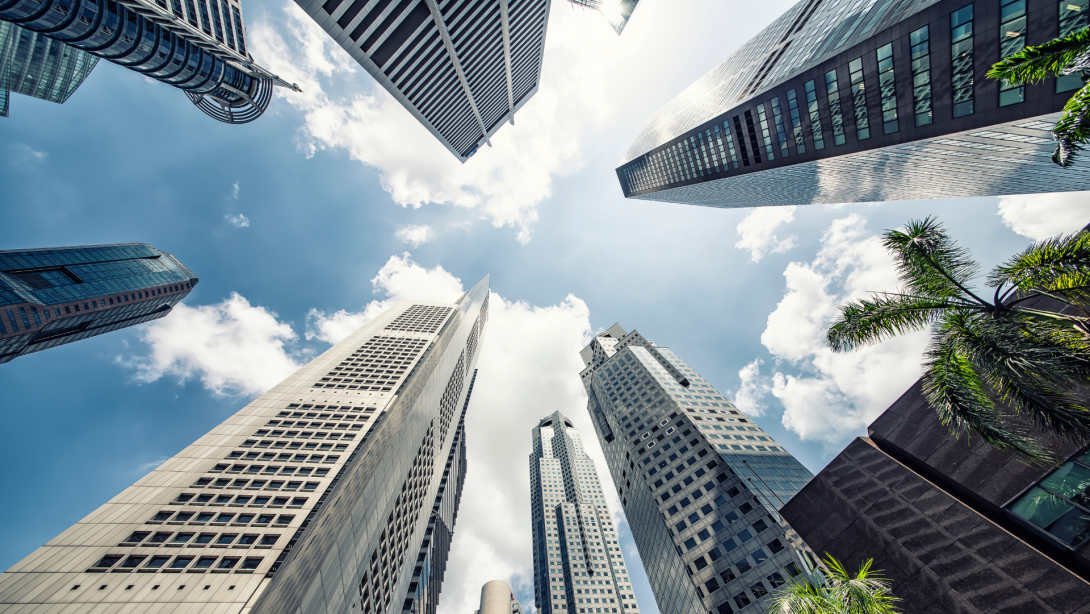 Raffles Place, business district in Singapore